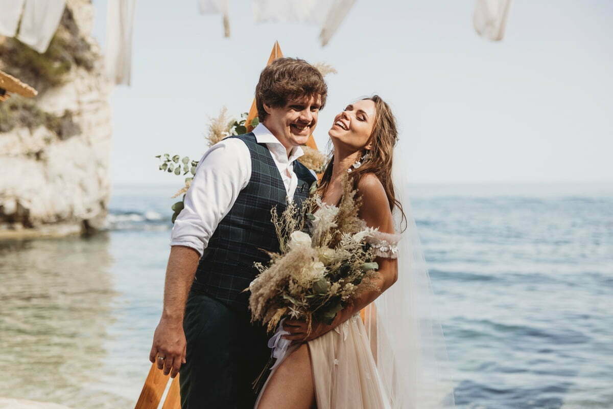 Ślub w Grecji na wyspie Cameo